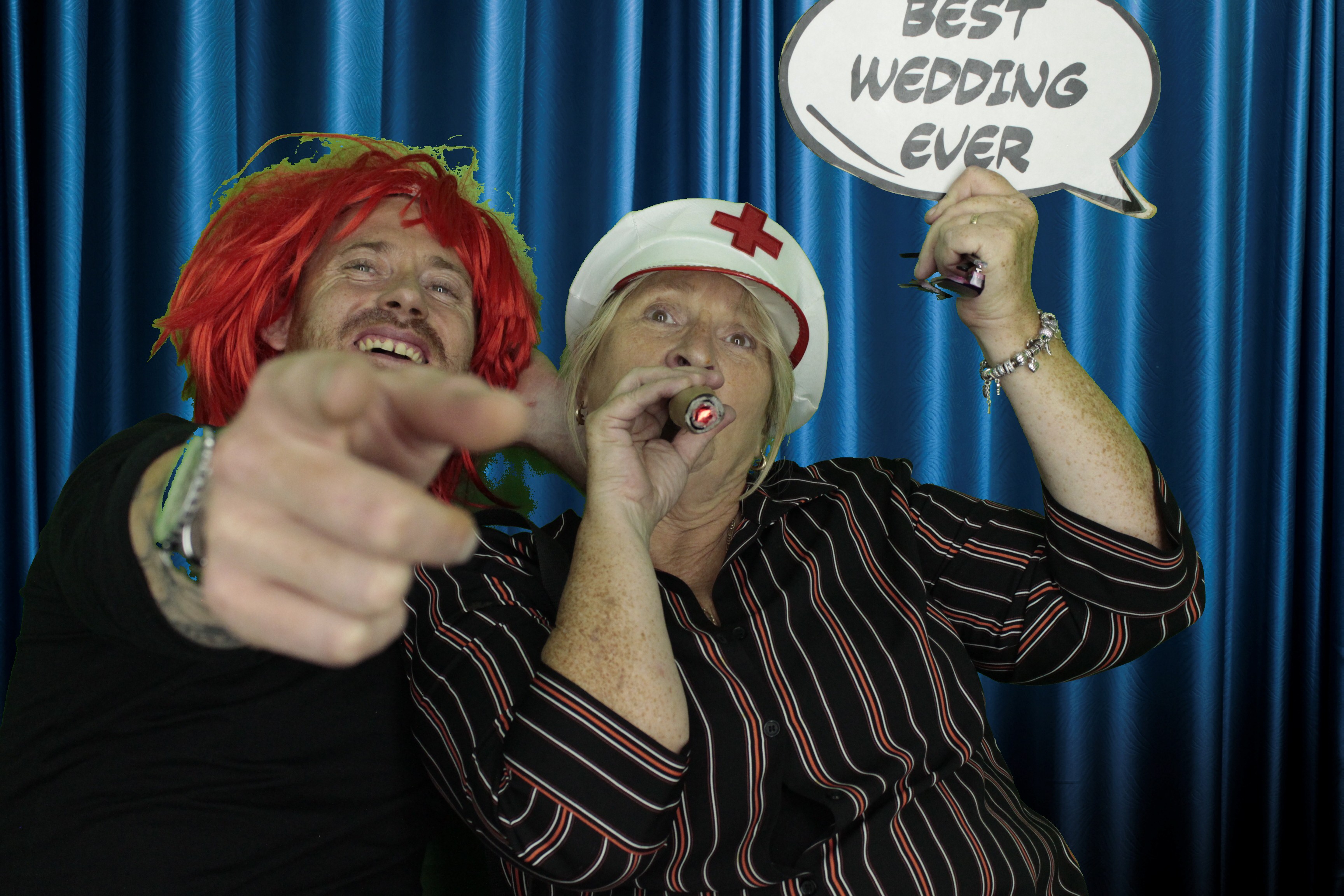 Hazel & Luke's Wedding | View more photos from the event at gallery.myphotoboothexperience.co.uk/u/MyPhotoBoothExperienceLtd/Hazel-Lukes-Wedding